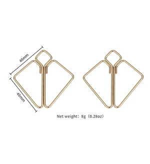 Затискачі для сосків LOCKINK Minimalism Nipple Clamps, золотисті