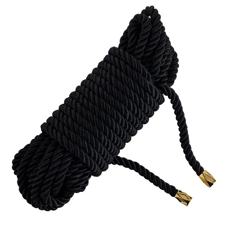 Мотузка для шибарі LOCKINK SEVANDA Shibari Pratice Rope, червона, 8 м, нейлон+бавовна