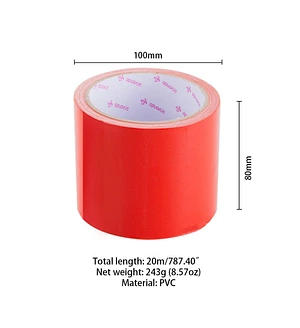 Скотч для бондажу LOCKINK SEVANDA Electrostatic Tape, червона, 16 м