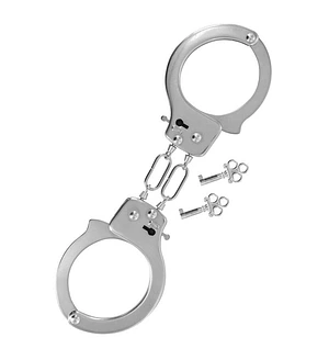 Строгі металеві наручники Fetish Tentation Soft adjustable metal wrist cuffs