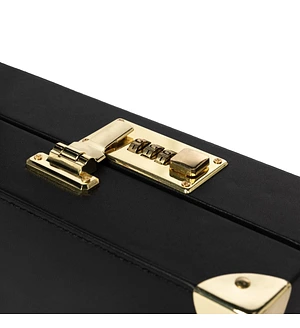 Набір для BDSM Bedroom Fantasies: Bondage Suitcase 13 Pcs - Cow Leather