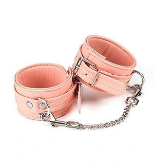 Поножі Liebe Seele Dark Candy Pink Ankle Cuffs, знімний ланцюжок