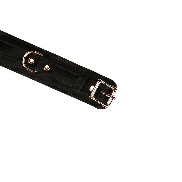 Поножі Liebe Seele Boudoir Amor Ankle Cuffs Black, знімний з’єднувальний ланцюжок