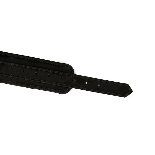 Поножі Liebe Seele Boudoir Amor Ankle Cuffs Black, знімний з’єднувальний ланцюжок