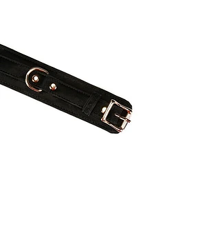 Поножі Liebe Seele Boudoir Amor Ankle Cuffs Black, знімний з’єднувальний ланцюжок
