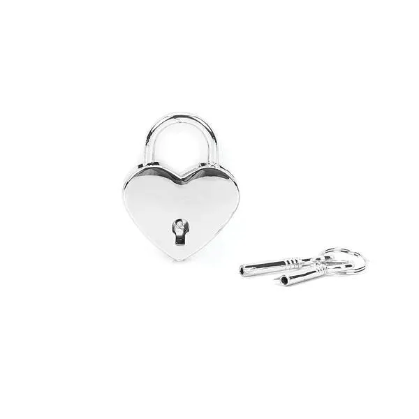 Замочок-сердечко Liebe Seele Heart Shape Padlock Gold (2 шт), універсальний