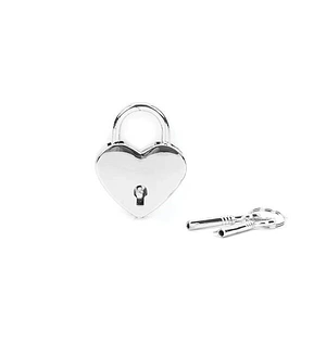 Замочок-сердечко Liebe Seele Heart Shape Padlock Gold (2 шт), універсальний