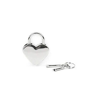 Замочок-сердечко Liebe Seele Heart Shape Padlock Gold (2 шт), універсальний