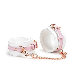 Поножі Liebe Seele White & Pink Fairy Leather Ankle Cuffs