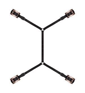 Фіксатор рук і ніг для ліжка Rosy Gold - Under-Mattress Restraint Set