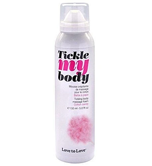 Масажна піна Love To Love TICKLE MY BODY Cotton candy (150 мл) зволожувальна