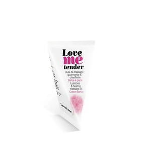 Масажна олія Love To Love - Love Me Tender, Cotton candy (10 мл), аромат цукрова вата, без парабенів