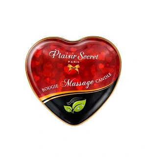 Масажна свічка серце Plaisirs Secrets Natural (35 мл)