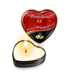 Масажна свічка-серце Plaisirs Secrets Exotic Fruits (35 мл)