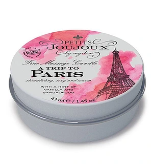 Масажна свічка Petits Joujoux - Paris - Vanilla and Sandalwood (43 мл) з афродизіаками