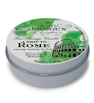 Масажна свічка Petits Joujoux - Rome - Grapefruit and Bergamott (43 мл) з афродизіаками