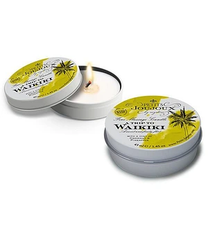 Масажна свічка Petits Joujoux - Waikiki Beach - Coconut and Pineapple (43 мл) з афродизіаками
