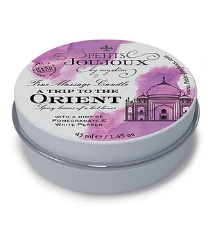 Масажна свічка Petits Joujoux - Orient - Pomegranate and White Pepper (43 мл) з афродизіаками