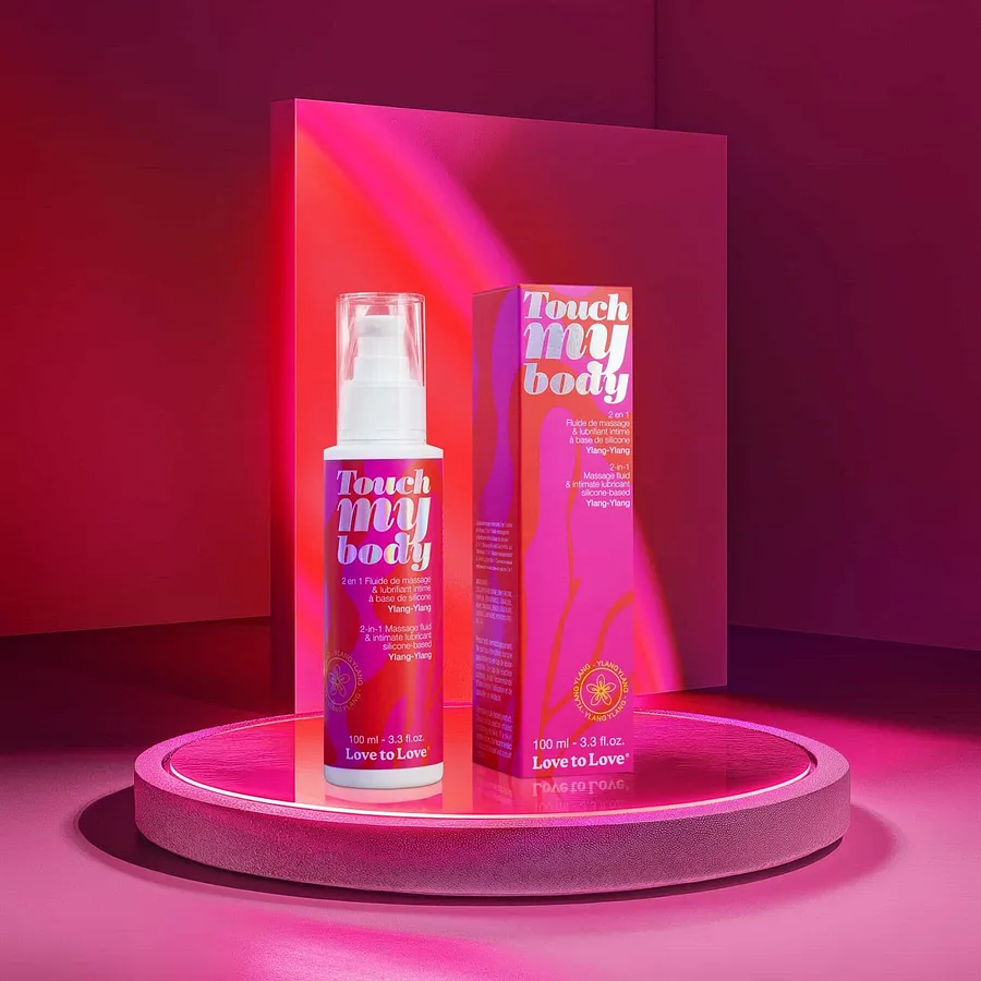 Масажний гель і змазка 2в1 Love To Love TOUCH MY BODY Ylang-Ylang (100 мл) зволожувальний