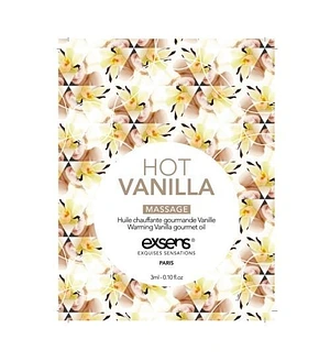 Пробник масажної олії EXSENS Hot Vanilla 3мл