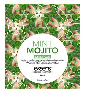 Пробник массажної олії EXSENS Mojito 3мл