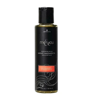 Масажна олія Sensuva Me&You Wild Passion Fruit & Island Guava (125 мл) з феромонами