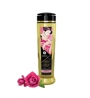 Масажна олія Shunga Aphrodisia – Roses (240 мл) натуральна зволожувальна