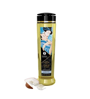 Масажна олія Shunga Adorable – Coconut thrills (240 мл) натуральна зволожувальна