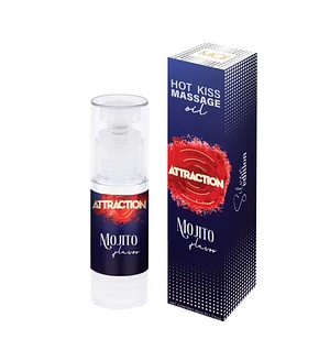 Їстівна масажна олія MAI Attraction Mojito Hot Kiss (50 мл)