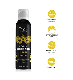 Масажна пінка Orgie – Acqua Croccante Monoi (150 мл), ефект бульбашок, що лопаються
