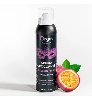 Масажна пінка Orgie – Acqua Croccante Passion Fruit (150 мл), ефект бульбашок, що лопаються
