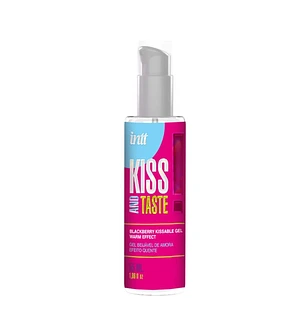 Масажний гель Intt KISS AND TASTE! (55 мл) зі смаком ожини