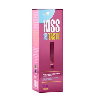 Масажний гель Intt KISS AND TASTE! (55 мл) зі смаком ожини