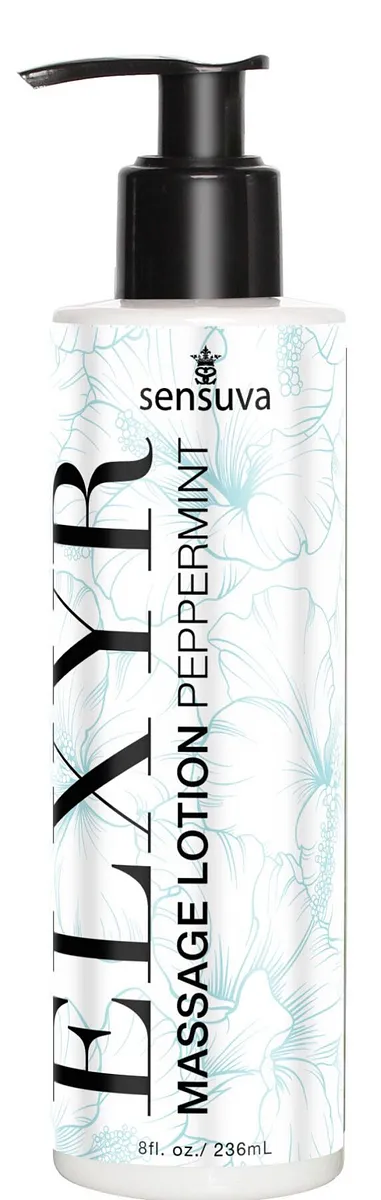 Лосьйон для масажу ніг та ступень Sensuva ELXYR Massage Lotion Peppermint (236 мл)