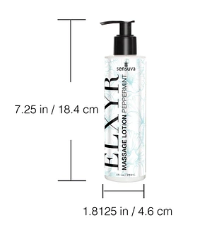Лосьйон для масажу ніг та ступень Sensuva ELXYR Massage Lotion Peppermint (236 мл)
