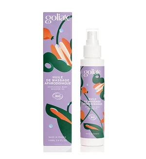 Масажна олія Goliate Huile De Massage Aphrodisiaque 100 мл, органічна, зігрівальний ефект
