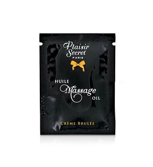 Пробник масажної олії Plaisirs Secrets Creme Brulee (3 мл)