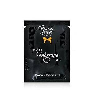 Пробник масажної олії Plaisirs Secrets Coconut (3 мл)