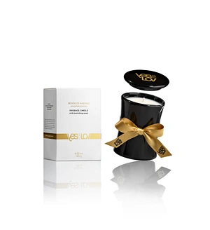 Масажна свічка YESforLOV MASSAGE CANDLE with bewitching scent 120 г, квітковий аромат, віск + олії