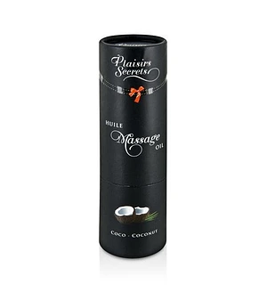 Масажна олія Plaisirs Secrets Coconut (59 мл) з афродизіаками, їстівна, подарункова упаковка