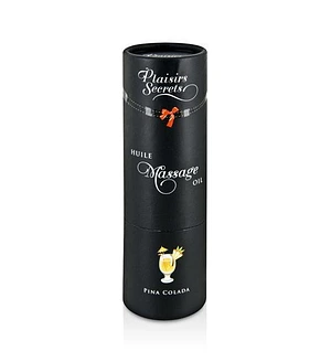 Масажна олія Plaisirs Secrets Pina Colada (59 мл) з афродизіаками, їстівна, подарункове паковання