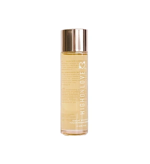 Масажна олія HighOnLove Massage Oil - Strawberry & Champagne (120 мл) з маслом насіння конопель