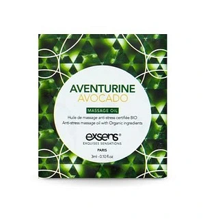 Пробник масажної олії EXSENS Anti-Stress Aventurine Avocado 3мл