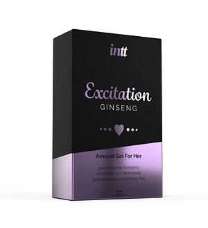 Збуджувальний гель Intt Excitation (15 мл) з екстрактом женьшеню, з ефектом вібрації
