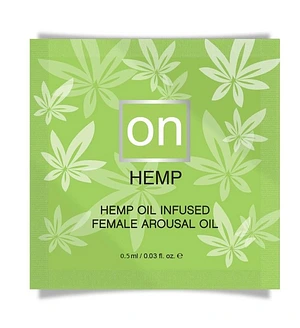 Пробник збудливого масла Sensuva - ON for Her Hemp Пройняті Arousal Oil (0,5 мл)