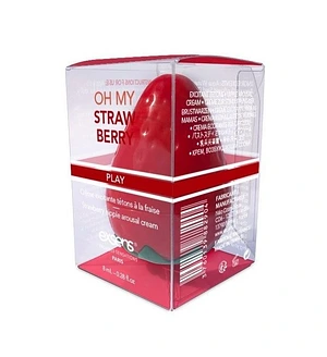 Збуджувальний крем для сосків EXSENS Oh My Strawberry (8 мл) з жожоба та олією ши, їстівний