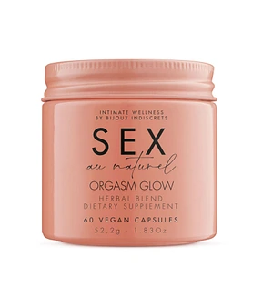 Натуральна харчова добавка для підвищення лібідо Bijoux Indiscrets Sex au Naturel — Orgasm Glow