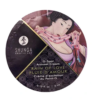 Пробник крема для стимуляции точки G Shunga RAIN OF LOVE (3 мл)