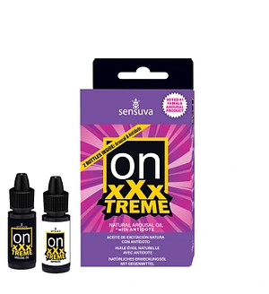 Збуджувальні краплі для клітора Sensuva On xXxTREME Arousal Oil (5 мл) with Antidote (5 мл) + антидот