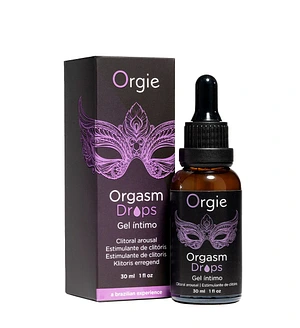 Збуджувальні краплі для клітора Orgie Orgasm Drops, 30 мл, ефект розігріву та охолодження
